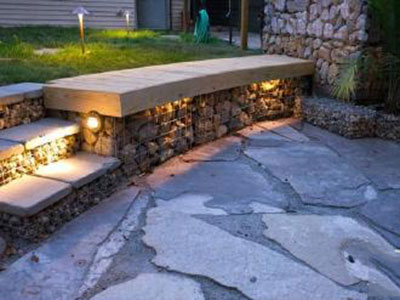 電焊石籠網(wǎng)園林工程案例